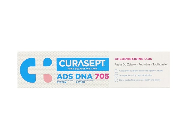 Curasept ADS DNA 705 0,05% Chlorhexidine Οδοντόκρεμα Με Χλωρεξιδίνη 75ml