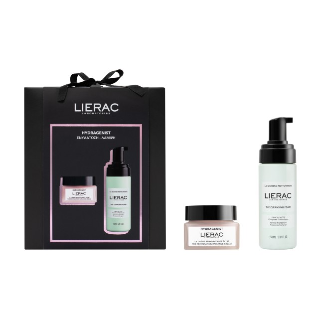 Lierac Set Hydragenist The Rehydrating Radiance Cream 50ml & The Cleansing Foam 150ml