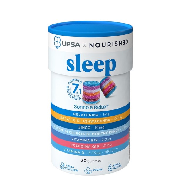 Upsa Nourished Sleep 30 ζελεδάκια