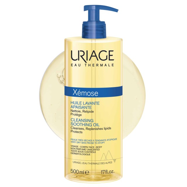 Uriage Xemose Ηuile Lavante Apaisante Cleansing Soothing Oil 500ml