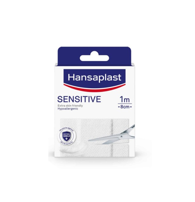 Hansaplast Sensitive Επιθέματα 1m x 8cm