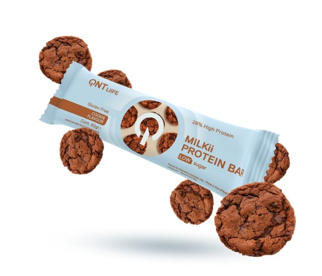 QNT Milkii Protein Bar Μπάρα Πρωτεΐνης Γάλακτος με Γεύση Cookie 60gr