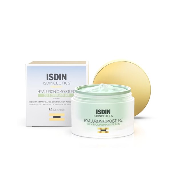 Isdin Hyaluronic Moisture Ενυδατική Κρέμα  Προσώπου για Μικτό & Λιπαρό Δέρμα 50g