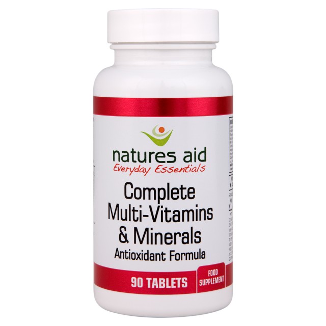 NATURES AID Multi-Vitamins & Minerals (Antioxidant formula) 90tabs