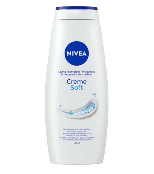 Nivea Creme Soft Aφρόλουτρο 650ml