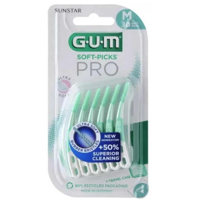 Gum 690 Soft-Picks Pro Ultra Soft Medium 30τμχ