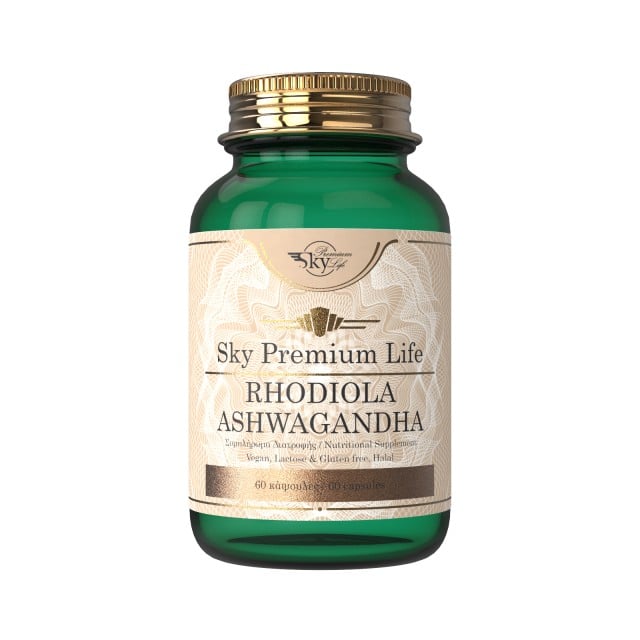 Sky Premium Life Rhodiola Ashwagandha 60caps