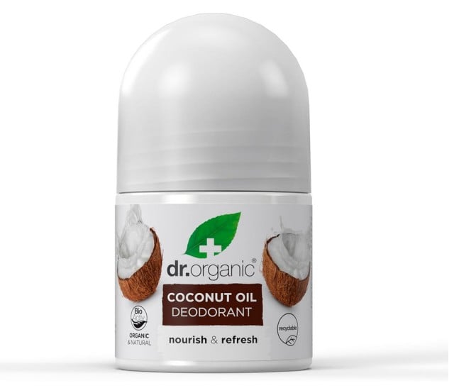 Dr.Organic Virgin Coconut Oil Roll-On Αποσμητικό με Βιολογικό Έλαιο Καρύδας 50ml