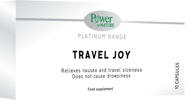 Power Health Platinum Range Travel Joy Συμπλήρωμα Διατροφής για τη Ναυτία του Ταξιδιού 10caps