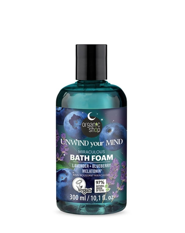 Organic Shop Dreamy Night Unwind your Mind Miraculous Αφρός Μπάνιου 300ml