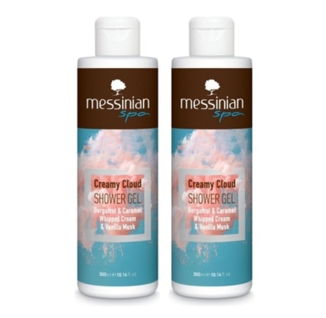 Messinian Spa Set Family Pack Αφρόλουτρο Creamy Cloud 2x300ml