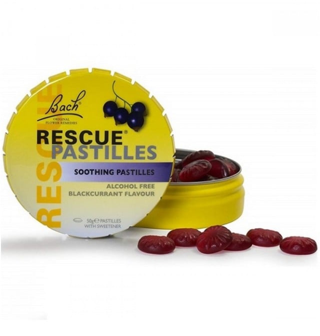 Power Health Bach Rescue Παστίλιες με Γεύση Φραγκοστάφυλλο 50gr