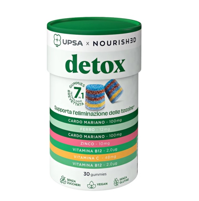 Upsa Nourished Detox 30 ζελεδάκια