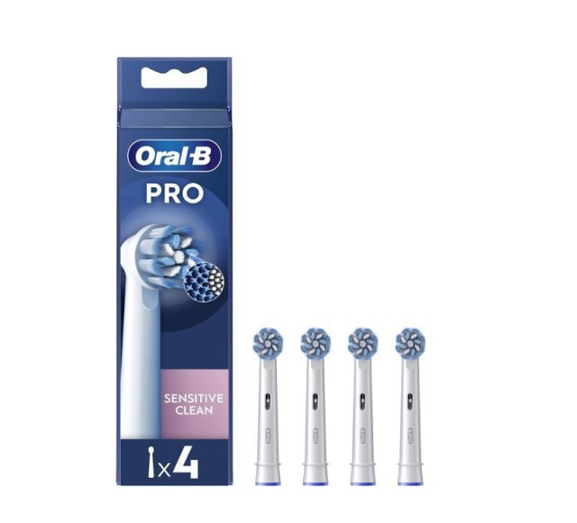 Oral-B Ανταλλακτικές Κεφαλές Pro Sensitive Clean 4τμχ