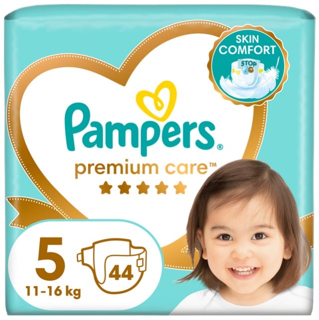 PAMPERS Premium Care No.5 (11-16 Kg) 44 Πάνες