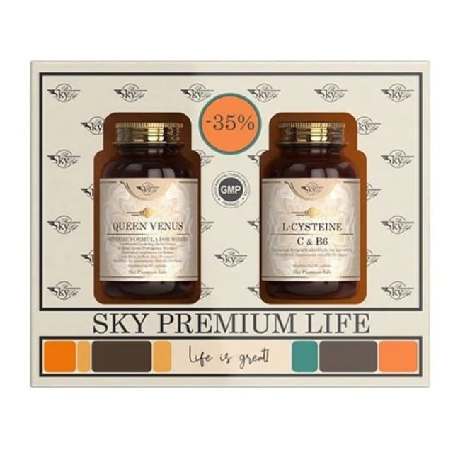 Sky Premium Life Set Queen Venus 60caps + L-Cysteine Vitamin C & B6 60caps