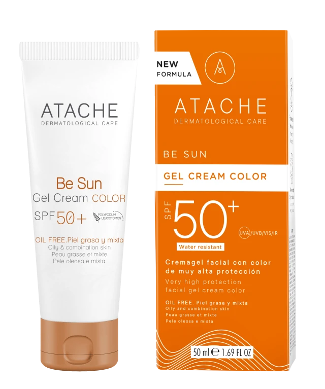 Atache Be Sun Gel Cream Color Spf Oil Free Ml Smile Pharmacy Gr