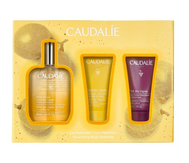 Caudalie Set Soleil des Vignes Elixir 50ml & Δώρο Soleil des Vignes Shower Gel 30ml + The des Vignes Hyaluronic Nourishing Body Lotion 30ml