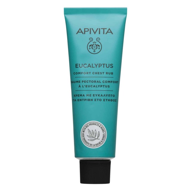 Apivita Eucalyptus Comfort Chest Rub Κρέμα με Ευκάλυπτο για Εντριβή στο Στήθος 50ml