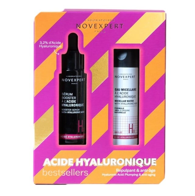 Novexpert Set Booster Ορός με Υαλουρονικό Οξύ 30ml & Micellar Water με Υαλουρονικό Οξύ 50ml