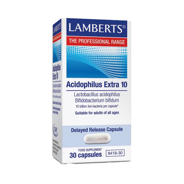 LAMBERTS ACIDOPHILUS EXTRA 10 30CAPS