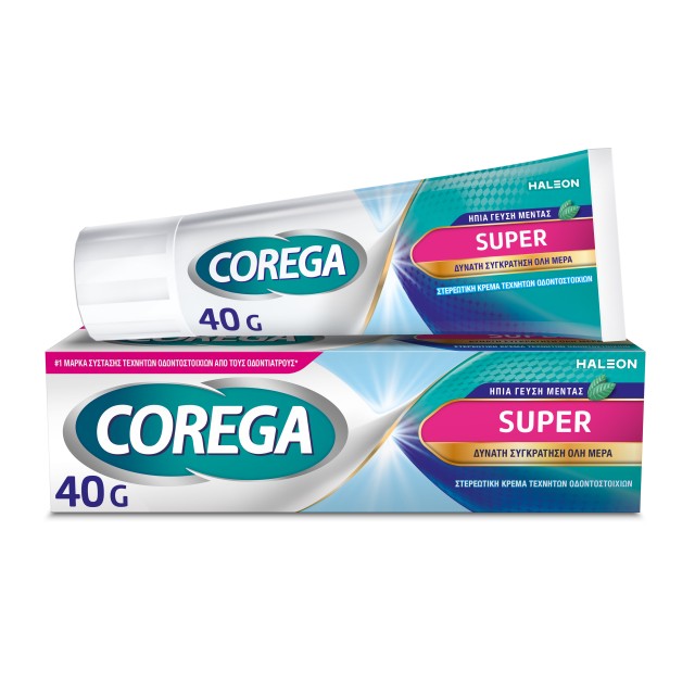 Corega Super Cream  Στερεωτική Κρέμα για τεχνητή οδοντοστοιχία 40gr