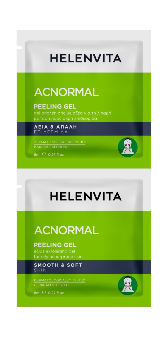 Helenvita AcNormal Peeling Gel Τζελ Απολέπισης 2x8ml