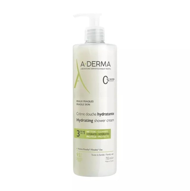 A-Derma Hydrating Shower Cream Ενυδατικό Κρεμοντούς 750ml