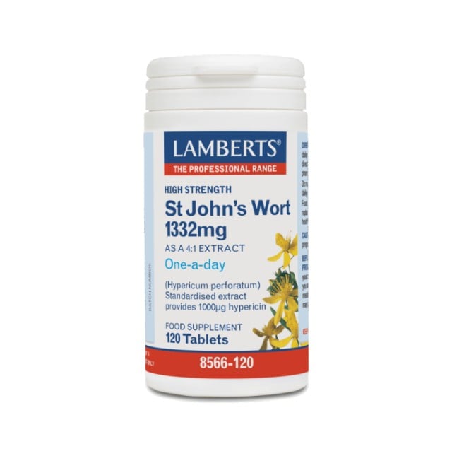 Lamberts St John’s Wort 1332mg 120tabs