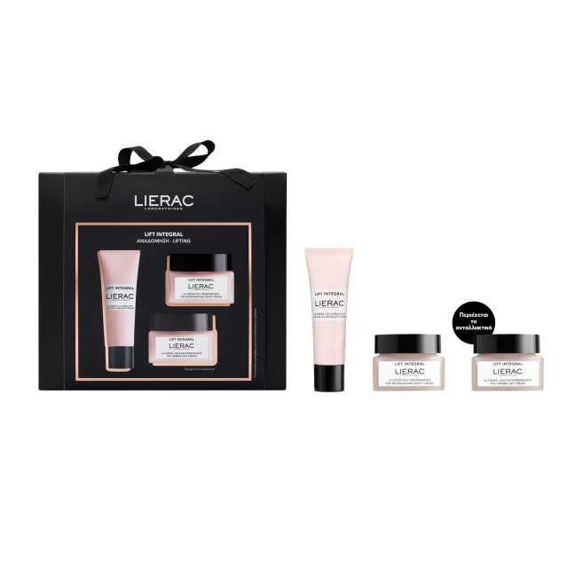 Lierac Set Lift Integral The Regenerating Night Cream 50ml ,The Firming Day Cream Ανταλλακτικό 50ml & The Neck-Decollete Cream 50ml