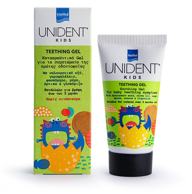 Intermed Unident Kids Teething Gel Κατάλληλο για Βρέφη Άνω των 3 Μηνών 30ml