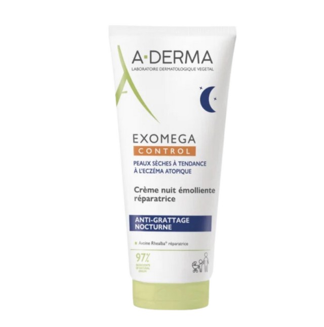 A-Derma Exomega Control Repairing Emollient Night Cream 200ml