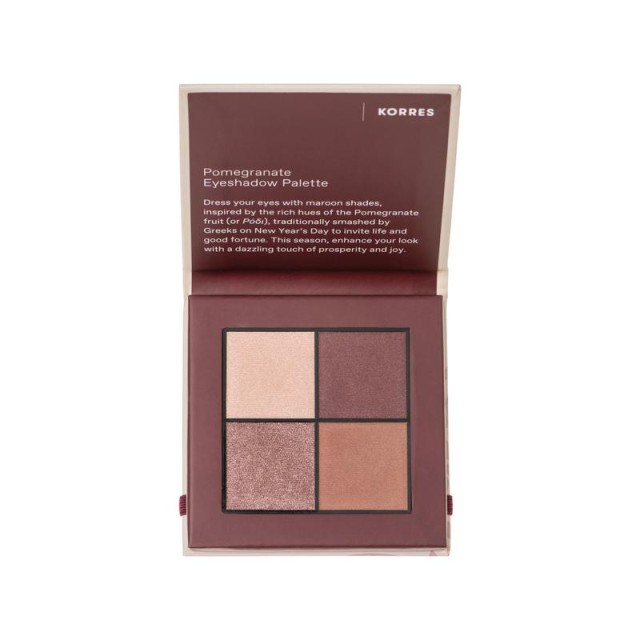 Korres Pomegranate Eyeshadow Palette Παλέτα Σκιών 5gr