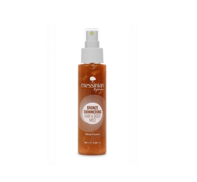 Messinian Spa Bronze Shimmering Hair & Body Mist Λευκά Άνθη 100ml