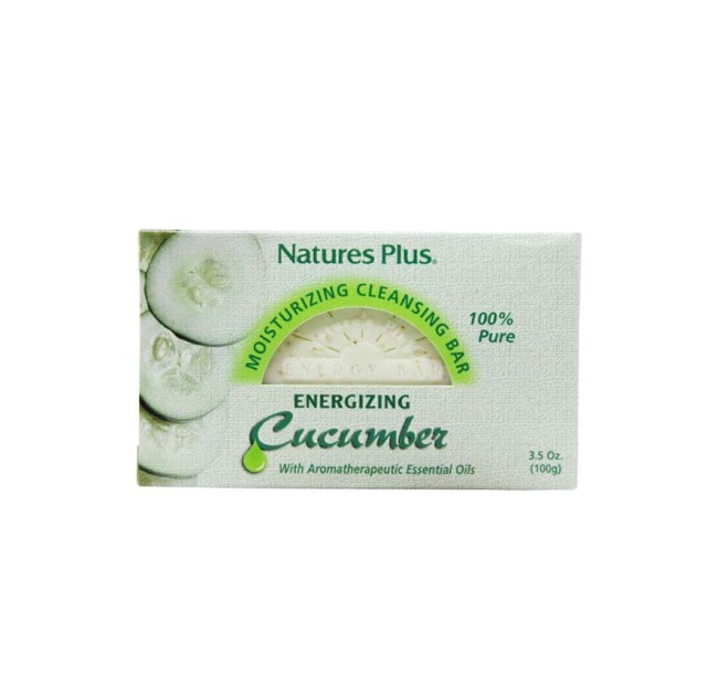 Natures Plus Ενυδατική Μπάρα Σαπουνιού με Αγγούρι 100gr