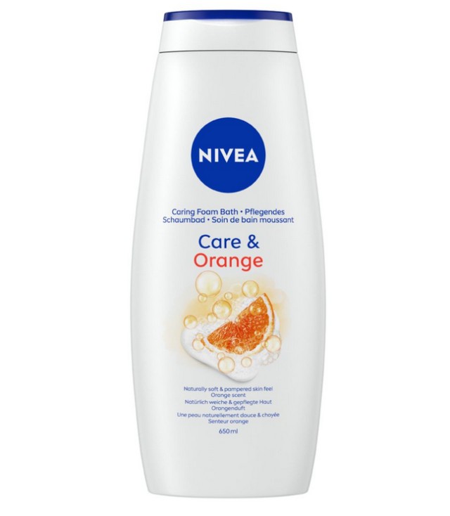 Nivea Care & Orange Κρεμώδες Αφρόλουτρο 650ml