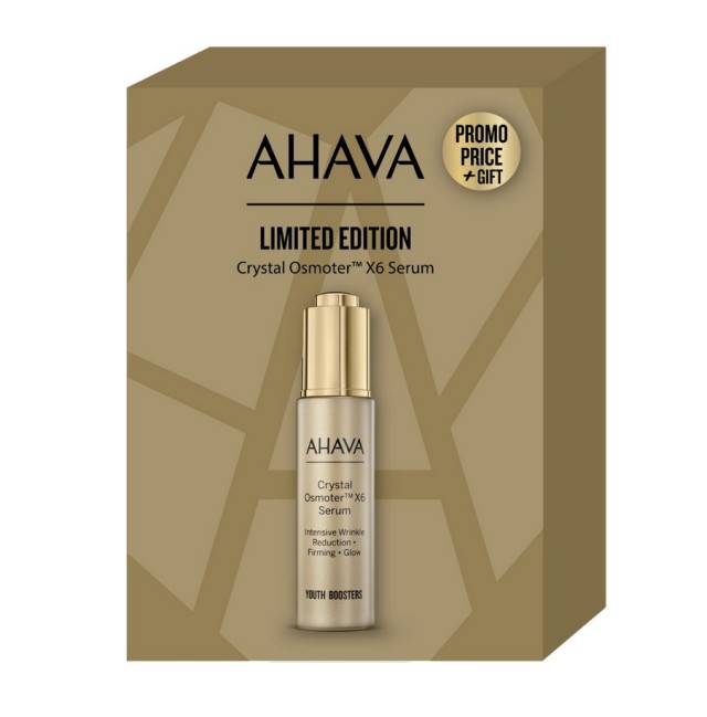 Ahava Set Crystal Osmoter X6 Serum 30ml + Δώρο Uplift Night Cream 15ml