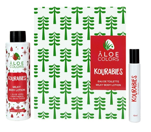 Aloe+ Colors Set Kourabies Milky Body Lotion Κρέμα Σώματος 150ml + Kourabies Eau De Toilette Άρωμα 10ml