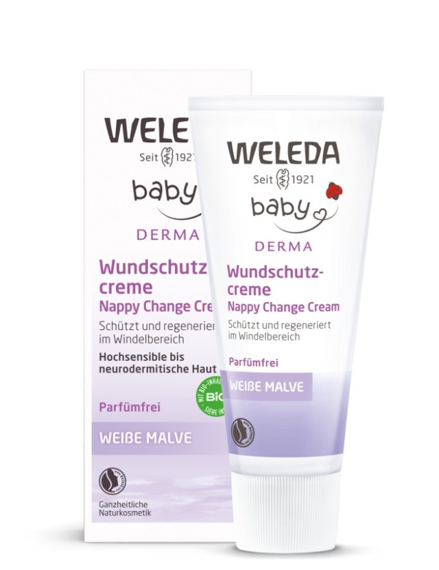 Weleda Baby Derma Κρέμα Αλλαγής Πάνας Με Μολόχα 50ml