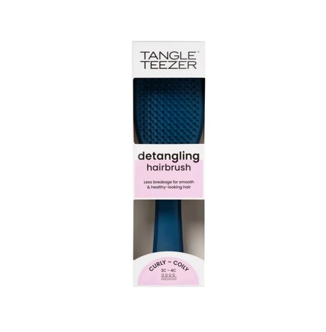 Tangle Teezer The Ultimate Detangler Thick & Curly Βούρτσα Μπλέ για Πυκνά & Σγουρά Μαλλιά 1τμχ