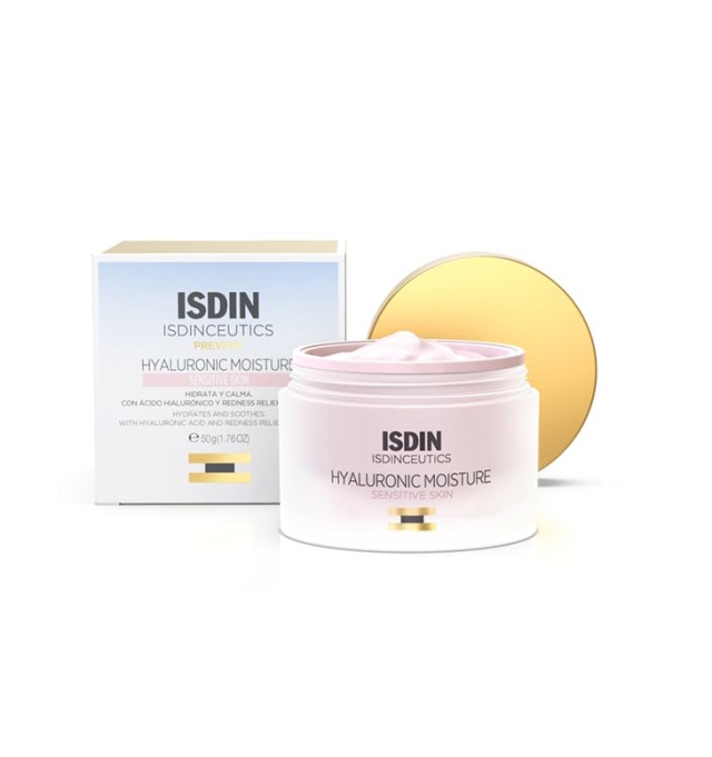 Isdin Hyaluronic Moisture Ενυδατική Κρέμα  Προσώπου για Ευαίσθητο Δέρμα 50g