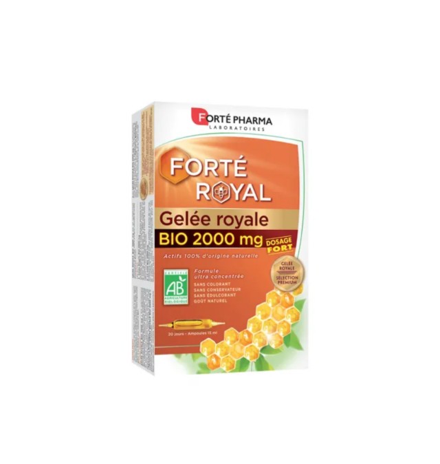 Forte Pharma Forte Royal Gelee Royale Bio 2000mg 20amp x 10ml