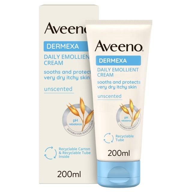 Aveeno Dermexa Daily Emollient Cream Ενυδατική Κρέμα Σώματος 200ml