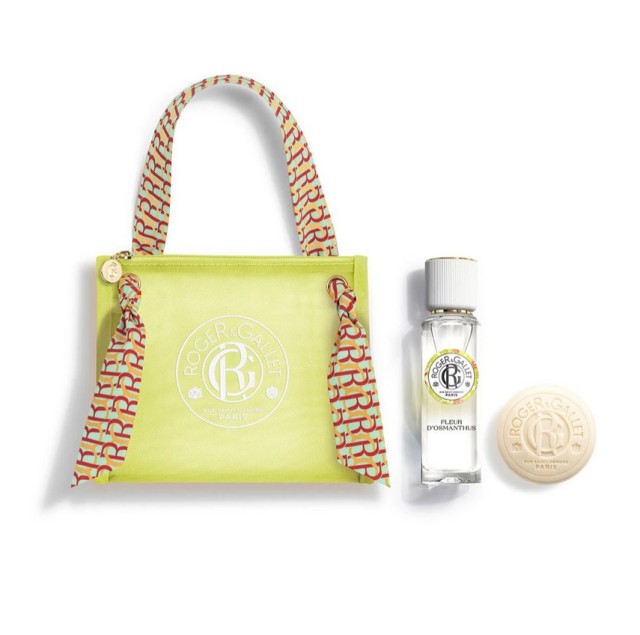 Roger & Gallet Set Fleur D'Osmanthus Wellbeing Fragrant Water 30ml & Fleur D'Osmanthus Beneficial Soap 50gr