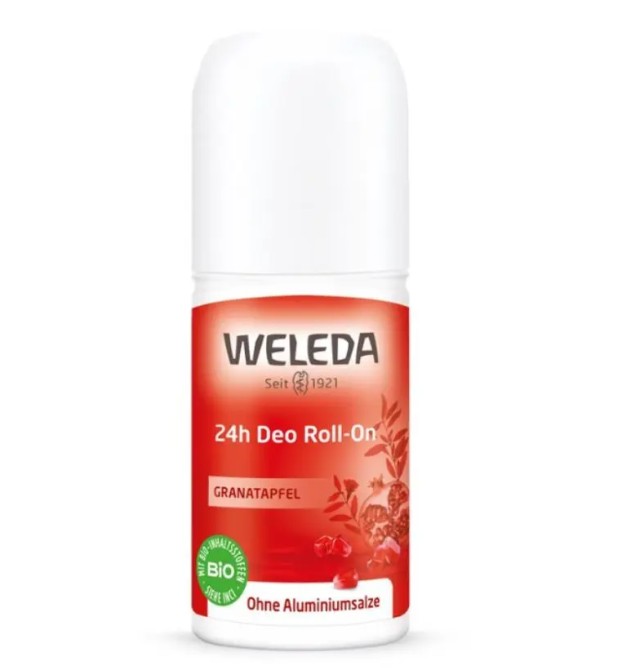 Weleda Αποσμητικό Roll On 24ωρης Προστασίας με Ρόδι 50ml