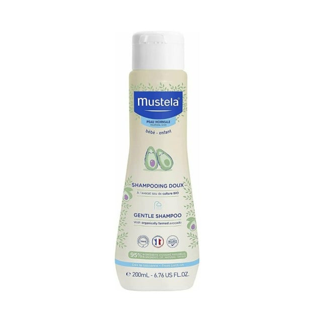 Mustela Gentle Shampoo Απαλό Σαμπουάν με Βιολογικό Αβοκάντο 200ml