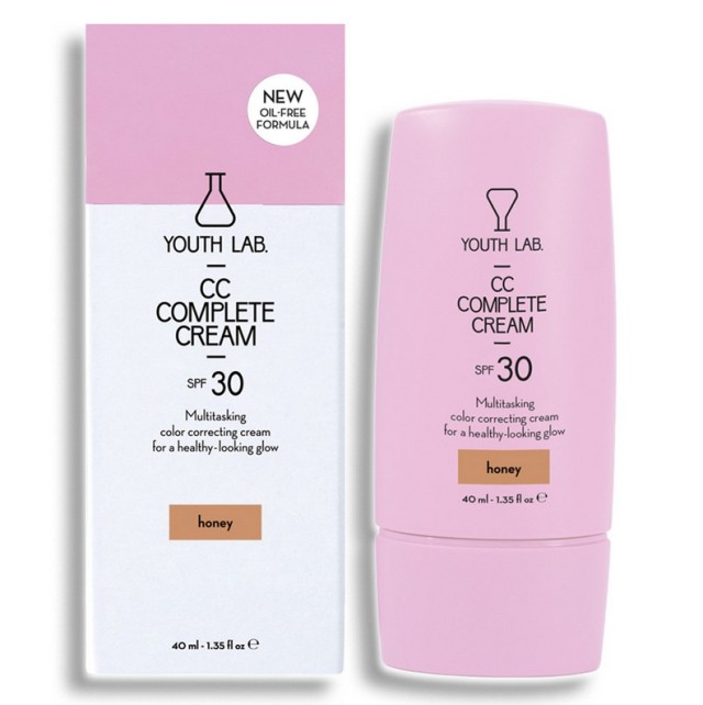 Youth Lab CC Complete Cream Honey Medium Καλυπτική Κρέμα Ολικής Αναδόμησης SPF30 40ml