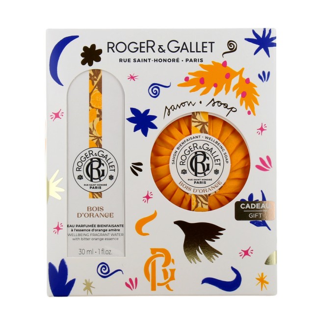 Roger & Gallet Set Bois D'Orange Eau Parfumee Bienfaisante 30 ml & Bois D'Orange Soap 100 gr