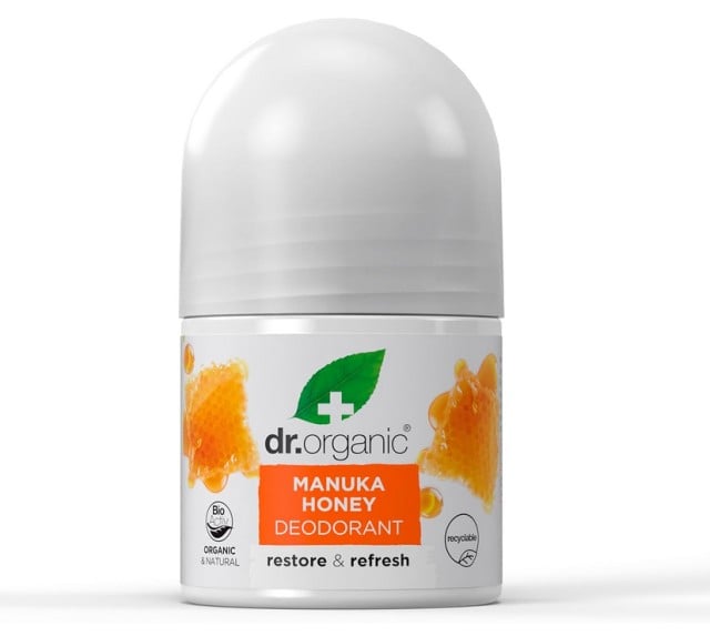 Dr.Organic Manuka Honey Roll-On Αποσμητικό με Βιολογικό Μέλι Μανούκα 50ml