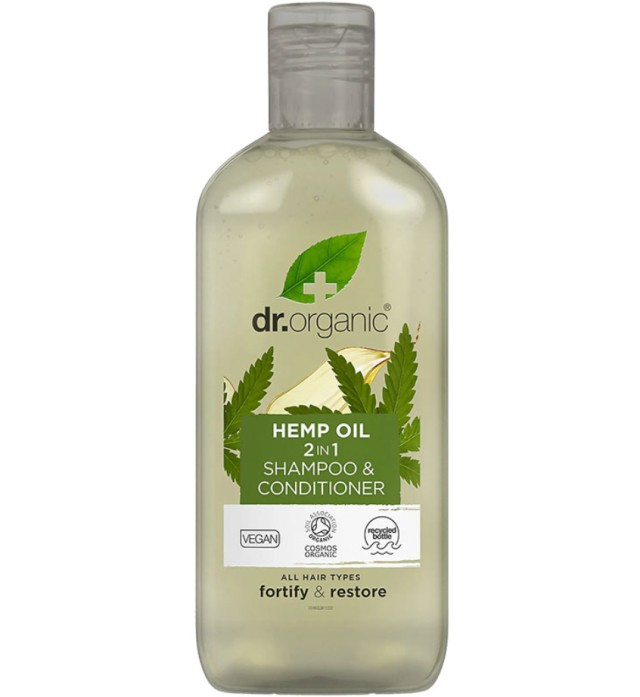 Dr.Organic Hemp Oil  Σαμπουάν & Μαλακτική Κρέμα  2 σε 1  265ml